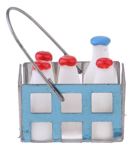 1 Juego 1/12 Mini Botellas De Postre De Comida De Pastel De
