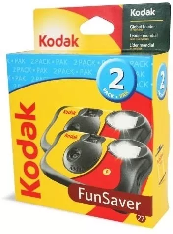  Paquete de Kodak Funsaver - Cámara desechable de un