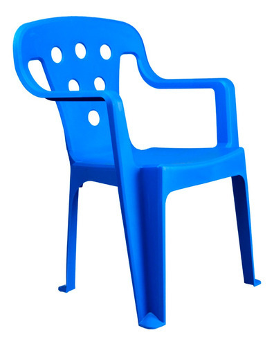 Cadeira Kids Poltroninha Resistente Azul Com Proteção Uv Mor