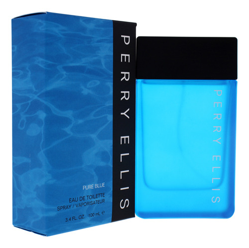 Perfume Perry Ellis Pure Blue Para Hombre Edt Spray 100 Ml