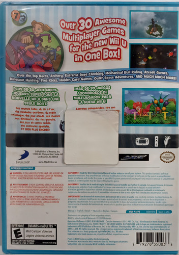 Jogo Family Party 30 Great Games Nintendo Wii U Midia Fisica