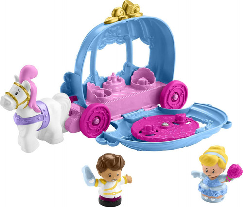 Fisher-price Little People - Juego De Carruaje De Cenicient.