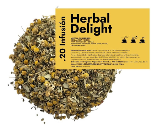 Te En Hebras Hora De Blendear X 250g - .20 Herbal Delight