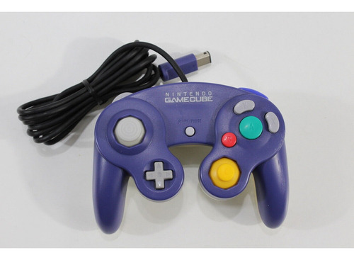 Control Nintendo Gamecube Morado Transparente Original