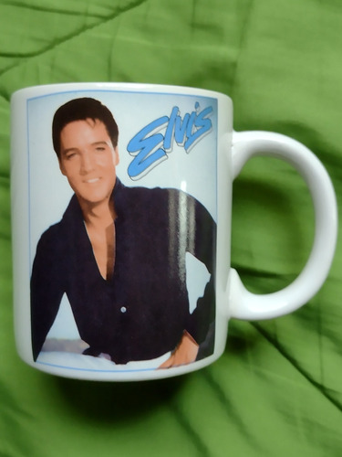 Taza El Rey Elvis Presley Souvenir Original Graceland 1990