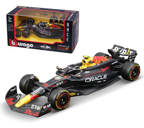 Coche Burago 2024 F1 Redbull Rb20 #11 Checo Pérez Fórmula 1: