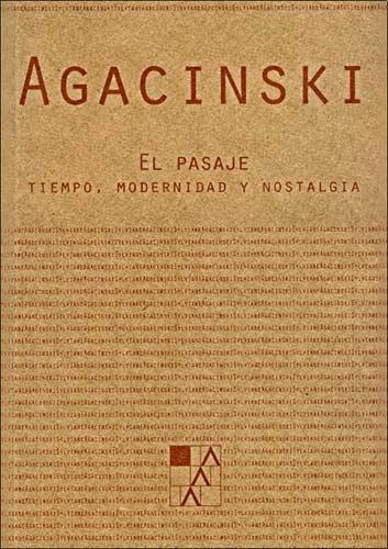 Pasaje, El - Agacinski, Sylviane