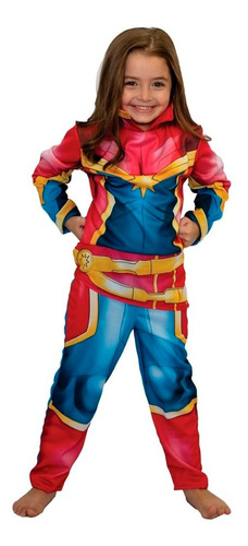 Disfraz Infantil Capitana Marvel Original Marvel Newtoys 
