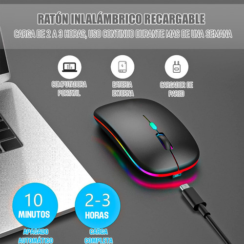 Mouse Inalambrico Mouse Bluetooth Mouse Inalambrico Recargab