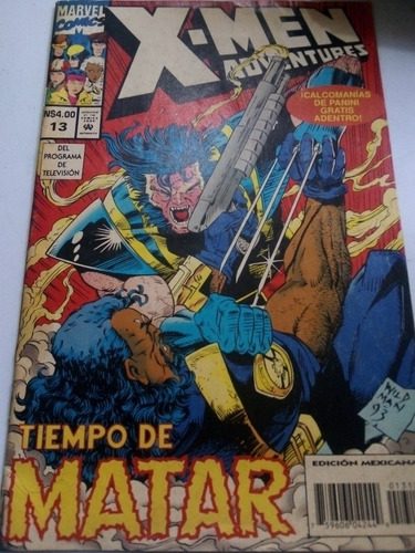X-men Aventures # 13 Marvel México Cómic Con Estampas Panini
