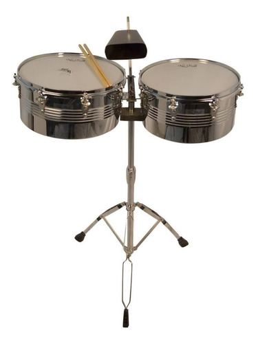 Juego De Timbales Latinos 13 Y 14 Pulgadas Stb-1314