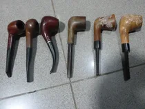 Comprar Antigua Pipa Para Tabaco Fumar De Madera (2 Pipas)