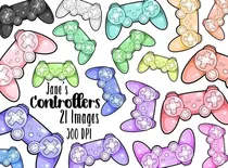 Comprar Cliparts Imagenes Png Controles De Juegos Gamers Jk24