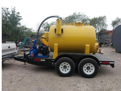 Remolque Con Tanque Séptico Para Desazolve, Cap. 2,500 Lts