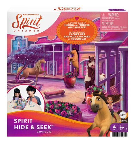 Juego Mattel Spirit Untamed Hide & Seek Para Niños Mayores D
