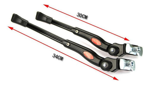 Bike Kickstand Ajustable, Soporte Trasero Fuerte Accesorios