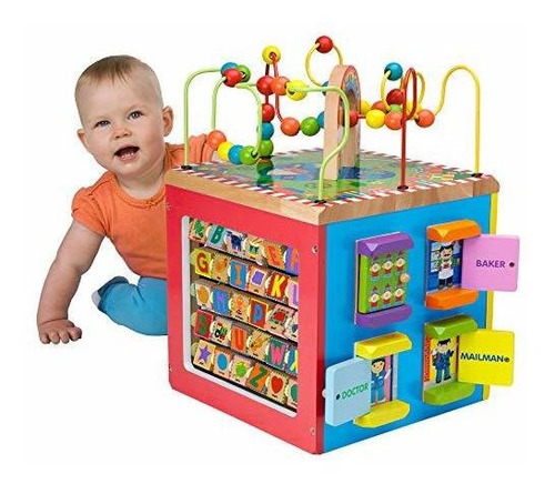 Cubo De Actividades De Madera Alex Discover My Busy Town