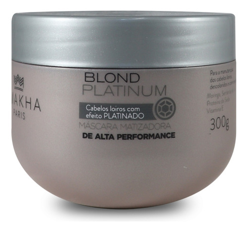 Matizador Blond Platinum Cabelos Loiro Acinzentado 300g