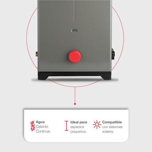 Calentador De Agua Rheem One 8 Litros/min A Gas Lp