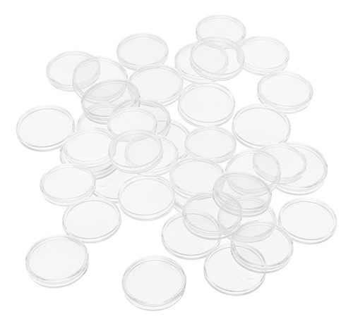 40pcs Caja Con Monedas Transparente Organizador Soporte De