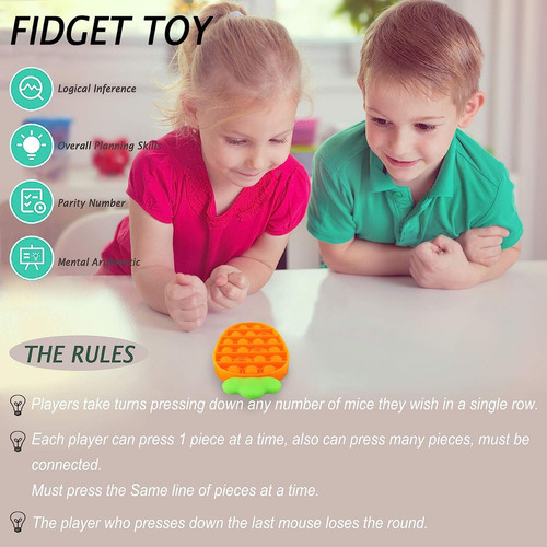 Pop Fidget Toys Finger Push Bubble Fidget Juguete Sensorial