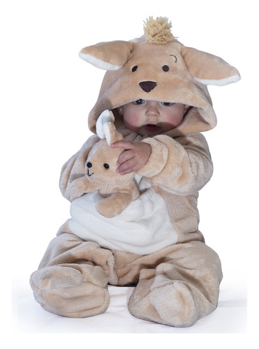 Mameluco Canguro Con Peluche Incluido