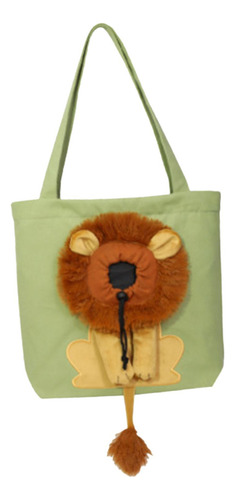Cat Carriers Travel Transport Bag Tote Pet Verde Pequeño