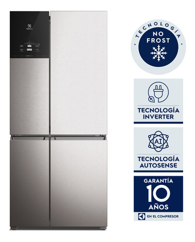 Heladera Electrolux Multidoor No Frost Invertir Flexispace 6