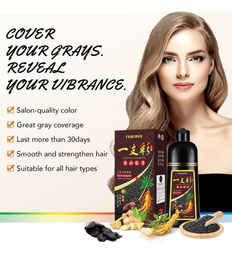 ChampĂș Para Tinte De Cabello Rojo Vino Oscuro Para Cobertura