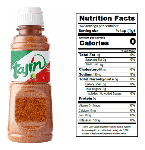 Tajín Original En Polvo Mexicano X45grs.