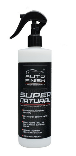 Autofinish Super Natural Limpia Protege Interior Mate 500ml