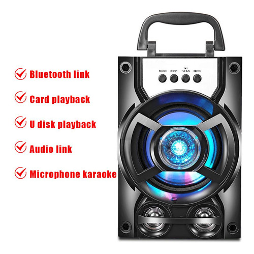 Altavoz Portátil Para Fiestas Interiores Y Exteriores Para