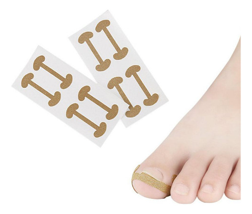 20 Piezas De Corrección Encarnada Para Uñas Del Del Pie De