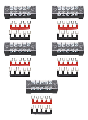 Bus Bar 15a 5 Sets Power Distribution Block M3 Screw
