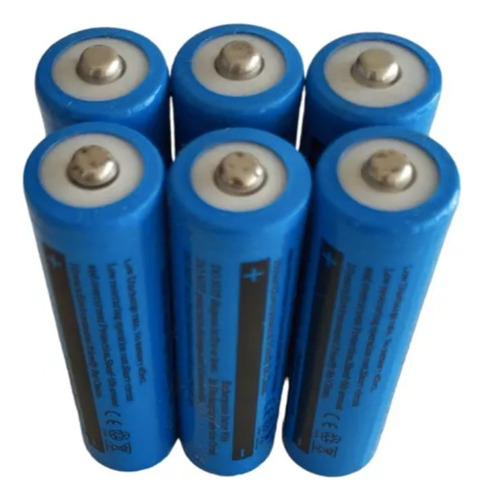 1 Unidade Bateria 18650 9900 Msx 4.2v Original Lition Azul 
