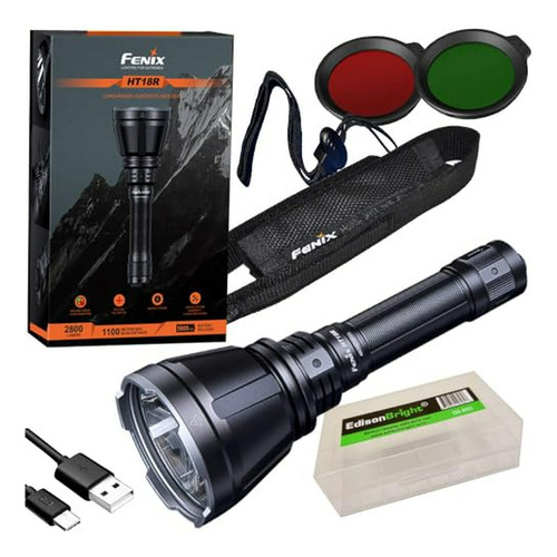 Fenix U200bu200bht18r Linterna De Caza Led De 2800 Lúmenes, 