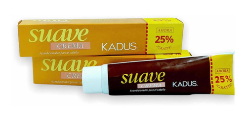 Crema Suave Kadus Para Peinar Pack X 2( 63gms)