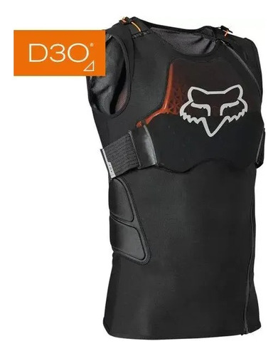 Jofa Fox Base Frame Pro D3o Sin Manga Negro