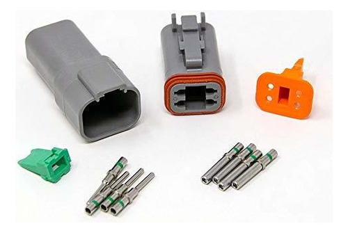 Deutsch 4-pin Conector Kit 14-16awg Sólidos  S.