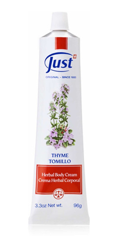 Swiss Just Tomillo Crema Herbal Corporal Just 96g