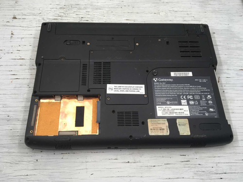 Laptop Gateway Ma7 Teclado Carcasa Fan Disipador Bisel Tapa (Usado)