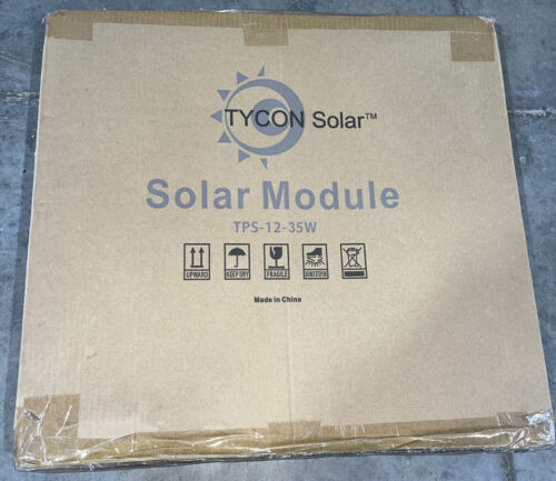 Tycon Power Systems Tps-12-35w 35w 12v Solar Panel 21.5x Ddd