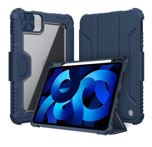 Case Nillkin Bumper Para iPad Air 5 10.9 A2588 A2589 Azul