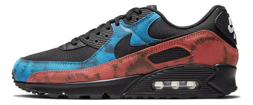 Zapatillas Nike Air Max 90 Black Tie-dye Dj6888-001   