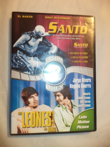 2 Dvds. Santo Vs. Los Villanos Del Ring, Los Leones Del Ring (Usado)