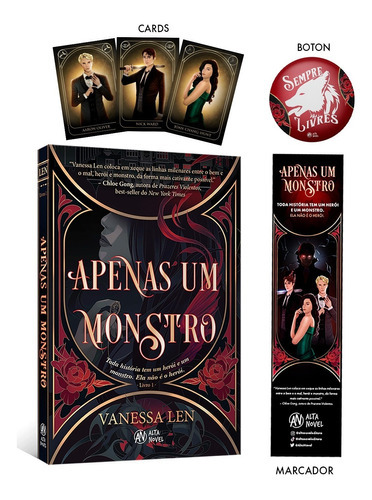 Apenas Um Monstro - Com Brinde: Toda História Tem Um Herói E Um Monstro. Ela Não É O Herói., De Vanessa Len. Série Apenas Um Monstro, Vol. 1. Editora Alta Novel, Capa Mole, Edição 1 Em Português, 2023