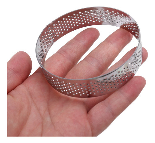Juego De 8 Anillos Circulares Para Tartas, 10 Cm, Para Pizza