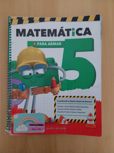 Matemática Para Armar 5. Ed. Puerto De Palos