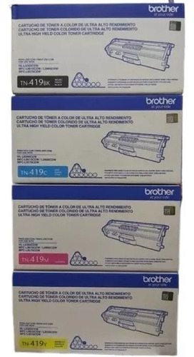 Pack 4 Toner Brother Tn-419 