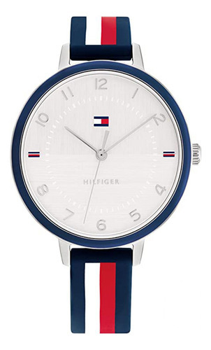 Reloj Para Mujer Tommy Hilfiger Florence 1782584 Multicolor Color de la correa Azul